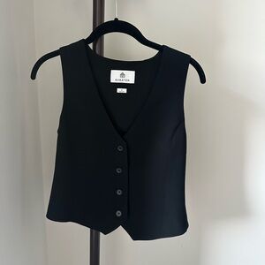 Babaton Black Deniro Vest Top sz0